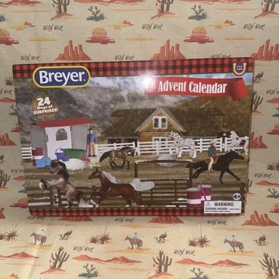 NIB BREYER HORSES ADVENT CALENDAR 2024 MINI WHINNIES Christmas HOLIDAY #700733 - Image 1 of 3