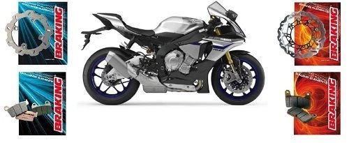 Dischi Anteriori WAVE Flottanti Posteriore Pastiglie Yamaha YZF R1 2015 - 2022 - Изображение 1 из 1