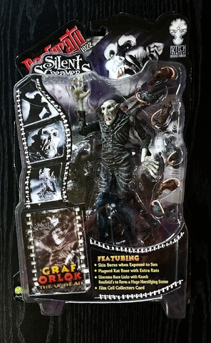 Silent Screamers Nosferatu 1922 Graf Orlok Series 1 Figure Aztech Toyz 2000 NEW Cover