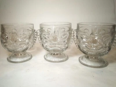 Juego de 3 tazas de vidrio transparente pesado Tiki Mai Tai Tiki Bar 4,5" Foto 1 de 3