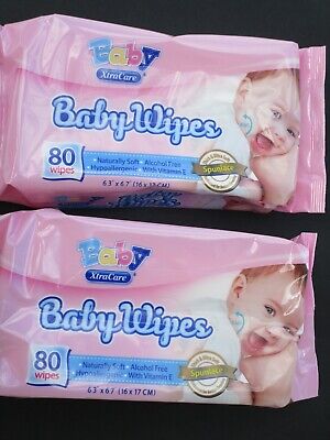 XtraCare Baby Wipes With Vitamin E (set Of 2) ~ Brand New ~  • 11$