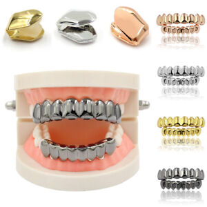 Single Tooth Fang Grillz Silver/Gold Plated Grill Cap Vampire Canine Dental HOT