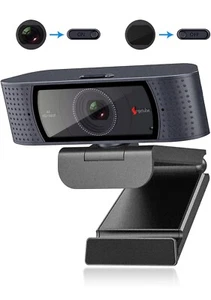 ✅️Angetube Webcam Full HD 1080P Stream Autofokus Privacy Dual Mikrofon - Bild 1 von 7