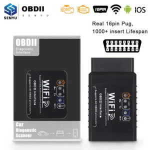 For Android/IOS ELM327 V1.5 WIFI OBD 2 II Scanner Car Auto Diagnostic Tool - Picture 1 of 6