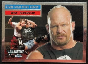 Stone Cold Steve Austin2006 Topps Chrome Heritage WWE Superstar #11 - Picture 1 of 2