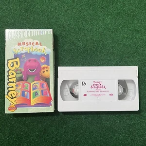 Barney Musical Scrapbook (VHS, 2000, Classic Collection) Purple Dinosaur OOP HTF - Picture 1 of 4
