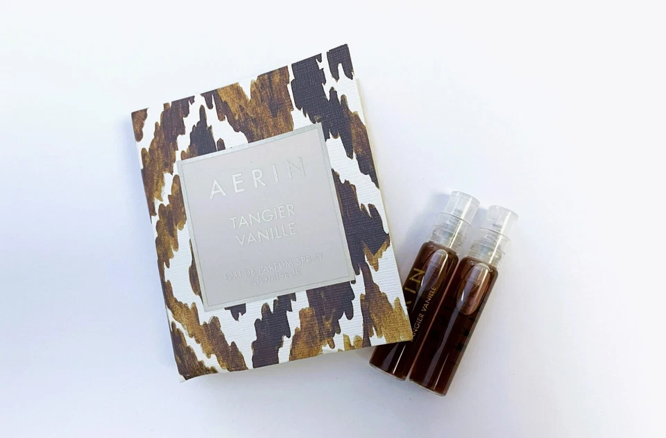 2x Aerin Tangier Vainilla EDP 0,07 oz/2 ml Muestra Spray Para Mujeres - NUEVO Foto 1 de 1