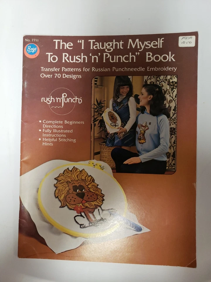 THE I TAUGHT MYSELF TO RUSH N PUNCH BOOK BY BOYE BOOKLET NO 7711 - Image 1 of 4