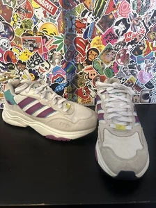 Adidas Originals Retropy F90 White With Purple Details Size 9 - Picture 1 of 13