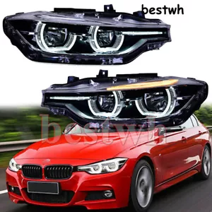 For BMW 3 Series F30 12-16 HID Projector LED DRL Replace OEM Headlight Assembly - Picture 1 of 20