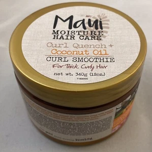Maui Moisture Hair Care Curl Quench Coconut Oil Curl Smoothie 12 oz. - Picture 1 of 6