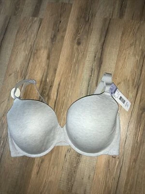 NWT Fruit of the Loom Gray Underwire bra Full Coverage Lightly Lined 38DDD - Image 1 of 4