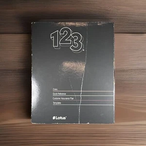Lotus 123 1986 de colección versión 2,01 versión de disco de 5,25" - algunos componentes sellados - Imagen 1 de 12