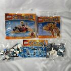 Lego Legends Of Chima: 30265 Worriz, 30264 Frax & Ice Bear Tribe Pack 70230 Lot