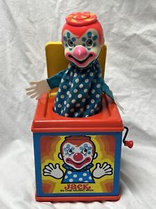 Vintage Jack in the Music Box Clown Wind-Up Mattel 1976 Made in USA See Video