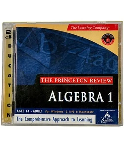 The Princeton Review : Math Library 2 Disc Windows 95 Mac Ages 14-Adult Algebra - Picture 1 of 6