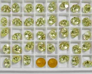 Jonquil GF (39ss - 8mm) Vintage Swarovski 1100 Chaton Rhinestones - Picture 1 of 5