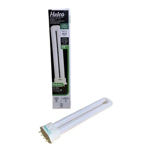 Halco 109134 PL13S/E/27/ECO Single Tube 4-Pin CFL 13W 2GX7 2700K 695 Lumens - Picture 1 of 10