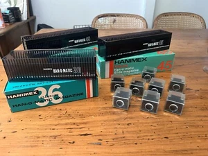 Vintage Han-o-matic 35mm Slide Magazines & 110 Slide Viewers - Picture 1 of 6