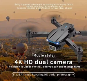 E99 Pro Drone Quadcopter Remote Control drone Handle Four Axis Aircraft HD 4K - Picture 1 of 5