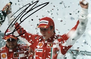 KIMI RAIKKONEN HAND SIGNED 6X4 FORMULA ONE PHOTO - F1 - Picture 1 of 1