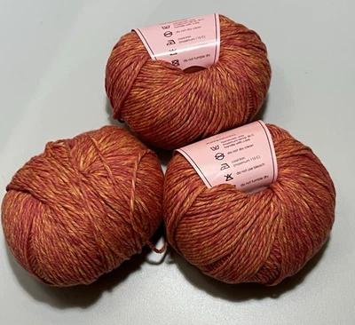 Louisa Harding ORDINE Yarn #07 100 % Cotton 50gr ea. Set of 3 - Image 1 of 4
