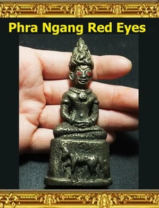 Phra Ngang Red Eyes Thai Amulett - Kraftvoller Charme, Reichtum & Anziehung - Bild 1 von 5