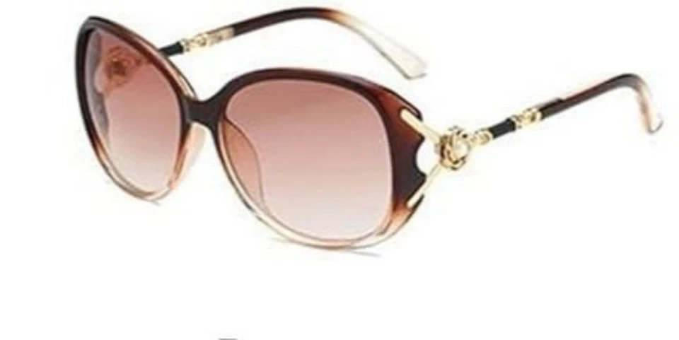 Gafas de sol de lujo para mujer de moda con protección ocular mariposa marrón nuevas con etiquetas Foto 1 de 1