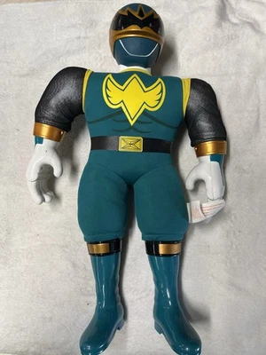 Figura de acción Bandai Power Rangers Ninja Storm Green Ranger Talking Plush 03 21 Foto 1 de 4