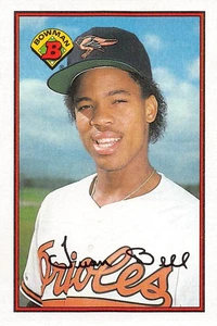 Juan Bell 1989 Bowman 11  Baltimore Orioles Rookie Baseball Card - Picture 1 of 2