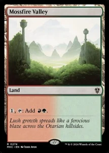 *MtG: 4x MOSSFIRE VALLEY - Asesinatos de Comandante en la Mansión Karlov Raro - Hombre Mágico* - Imagen 1 de 1