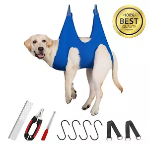 Dog Grooming Hammock Harness Pet Grooming Supplies Kit Nail Clippers Trimmer Kit - Picture 1 of 7