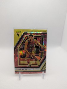 Johnny Davis (RC) 2022-2023 Panini Flux Red Cracked Ice Prizm #202 Wizards 
