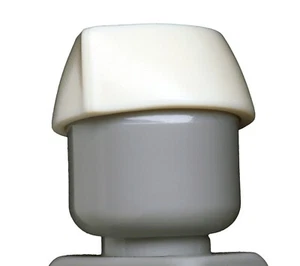 NEW LEGO - Headgear - Town - Butcher Hat White x 1 - Chef / Food Service - Picture 1 of 2