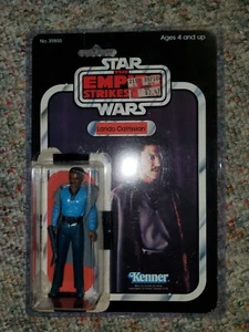 Figura de acción Kenner Lando Calrissian 1980 vintage Star Wars Cardback Blaster - Imagen 1 de 7