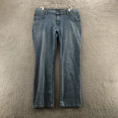 Pantalones de mezclilla INC International Concept modernos bootcut para hombre 38x32 (40x32 real) azules Foto 1 de 4