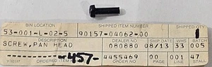 1 NOS 1984-1985 Genuine Yamaha RZ350 Kenny Roberts RZ 350 Screw OEM 90157-04062 - Picture 1 of 2