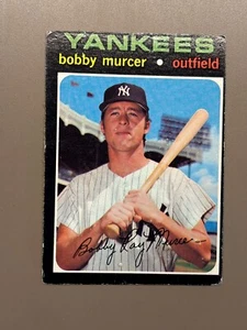 Topps Bobby Murcer 1971 635 en muy buena condición béisbol Mc Yankees de Nueva York - Imagen 1 de 2