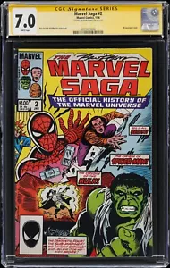 Marvel Saga #2 (1986 Marvel) – CGC Signature Series 7.0 – Signed by Ron Frenz - Picture 1 of 2