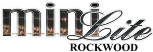 "MINI lite By ROCKWOOD" RV LOGO Graphic decal lettering Made FRESH! 29"X9.5" - Picture 1 of 1