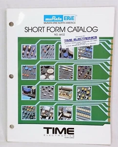 1989 Murata Erie Short Form Catalog No. 64-02 -Speciality Capacitors + - Picture 1 of 6