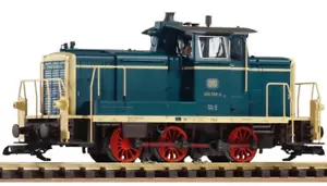 PIKO G Scale ~ DB (Deutsche Bahn) III BR260 Diesel Switcher ~ Blue/Beige ~ 37526 - Picture 1 of 1