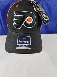 Philadelphia Flyers Hat NHL Fanatics Stretch Fit Flex Cap Large Adult Hat-Cap - Picture 1 of 11