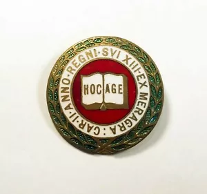 Insignia Pinback Vintage Hoc Age Car II Año Reinos SVI XIII Ex Meragra Esmalte - Imagen 1 de 2