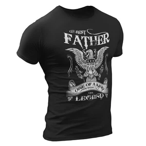 Camiseta The Best Father Eagle Dad para Día del Padre Regalo Cumpleaños Camiseta Regalo de Navidad - Imagen 1 de 15