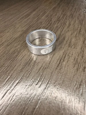 GT Repop prata fone de ouvido bicicleta espaçador de haste 10mm X 1 polegada alumínio 25,4mm BMX - Imagem 1 de 3