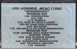 jimi hendrik Woodstock cassette promo - Picture 1 of 1