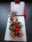 Disney Traditions Mickey Mouse Wreath Hanging Ornament Christmas Decoration 