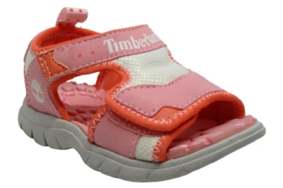 Infants Girls Toddlers Children's Timberland Pink Sandals Summer Holiday Beach - Image 1 of 4