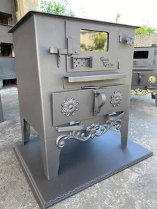 Wood Burning Stove Coal Stove Fireplace Cooking Oven log cabin Hearth Stove - Picture 1 of 6